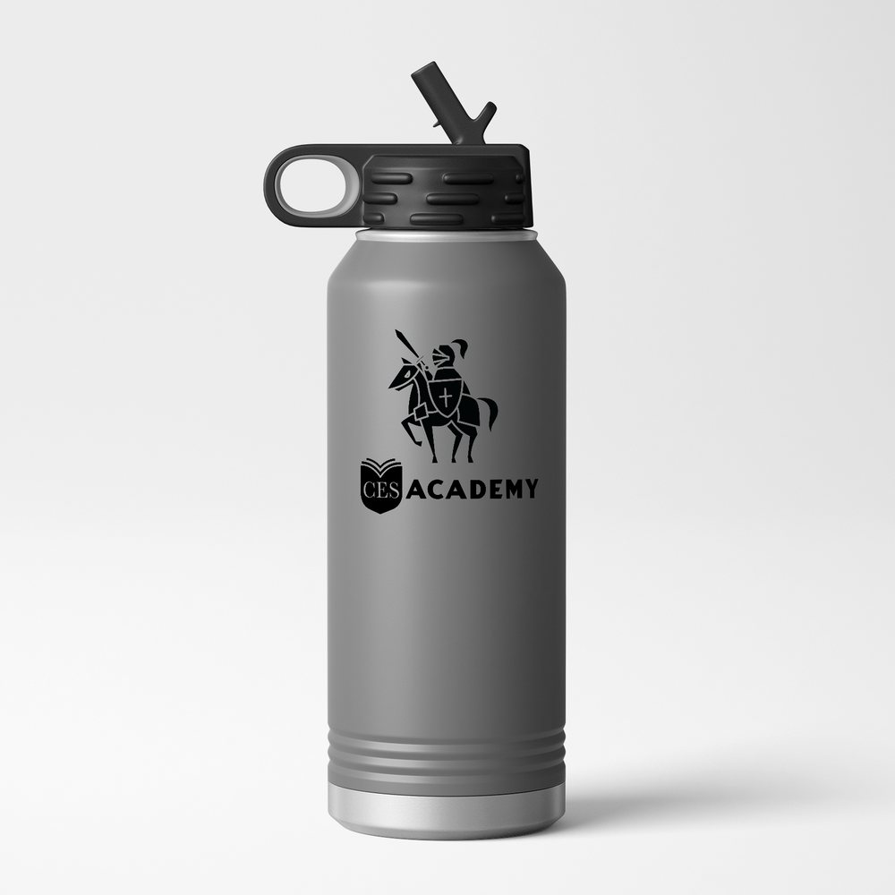 32 oz. Gray Water Bottle